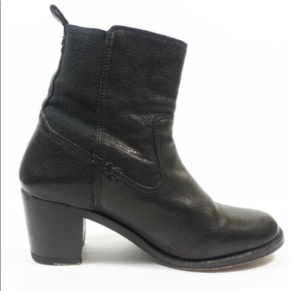 Frye Shoes - Frye Janis Gore Leather Heeled Ankle Boots - Women's Size 7.5
